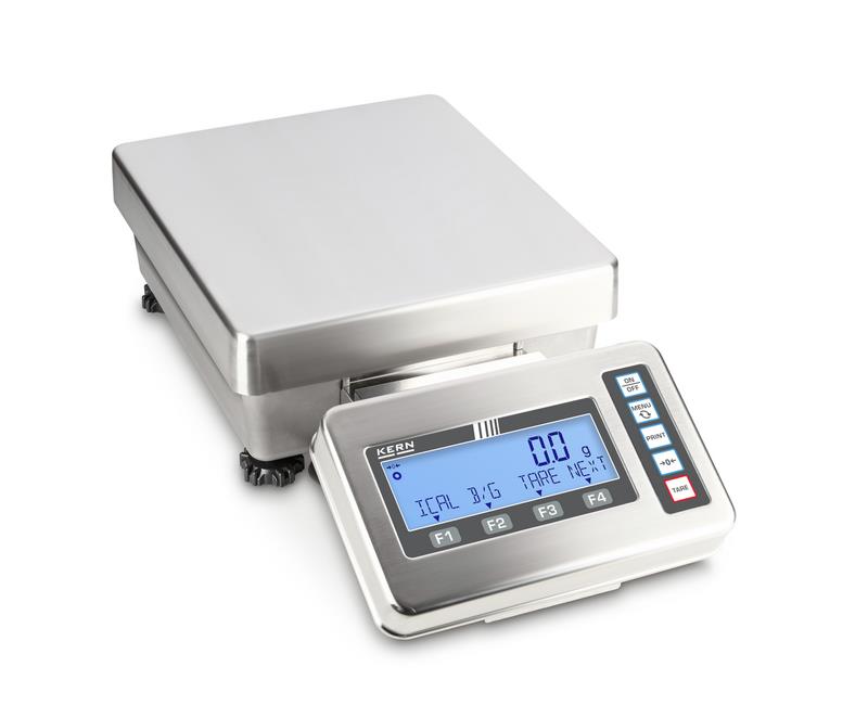 FES 33K-4 FES 33K4  Precision Balance 33 kg / 0,1 g Kern Industriebalans Kern 33kg /0,1 g
Weegplateau uit inox 350x400 mm
Standaard voorzien van een stevige metalen behuizing ,intern calibratieprogramma, netstroom aanluiting 230 V, telweegfunctie, enz.

 FES 33K-4