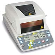 DBS 60-3 DBS 60-3 Moisture analyzer 1 mg : 60 g DBS 60-3 Moisture analyzer 1 mg : 60 g Moisture analyser with graphics display and 10 memories for drying programs .  Drying program.  Previous drying time.  Current temperature.  Unit of the shown result, e.g. moisture.  Current moisture content in %.  Drying mode/Status display drying. Halogen quartz glass heater 400 W. Observation window above the sample, useful during initial setting. Internal memory for automatic run of 10 drying programs and 100 drying processes already executed. The last value measured remains on the display until it is replaced by a new measurement. Sample description for up to 99 samples, 2 digits, freely programmable, and is printed in the measuring protocol. Date and time display as standard. 10 sample plates included. Application handbook: There are many practical examples in the user manual img-hr-cat-dbs-a.jpg