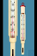 V160B50 Floating thermometer 0 +50°C DIV. 1°C. Floating thermometer 0 +50°C DIV. 1°C.

Floating thermometer, enclosed scale, 0+50:1°C, capillary prismatic colourless, red special liquid, shot weighted, 250x17mm, total immersion, cork-glass-top finish, with shot weighted V160B50